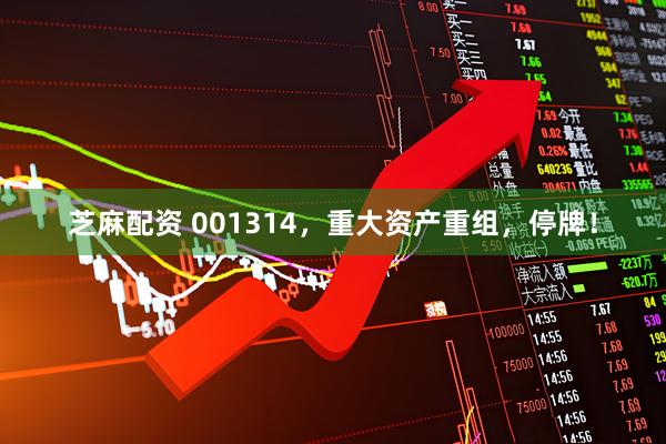 芝麻配资 001314，重大资产重组，停牌！