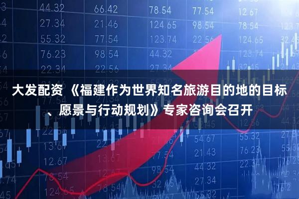 大发配资 《福建作为世界知名旅游目的地的目标、愿景与行动规划》专家咨询会召开